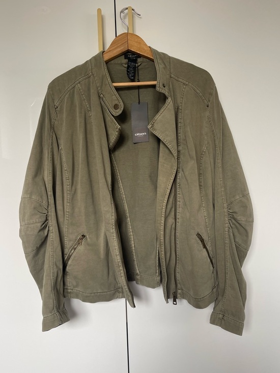 Olsen Europe Jackets & Blazers - Olsen Europe Green Lightweight Jacket XL NWT